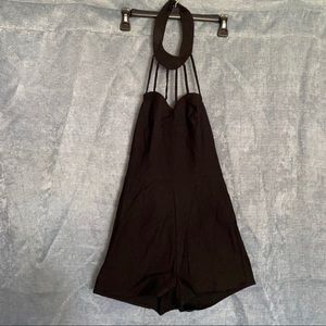 Solemio black romper